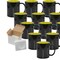 12 Pack 11oz Yellow Inner Magic Color Charging Sublimation Mugs - Cardboard Box with Foam Supports